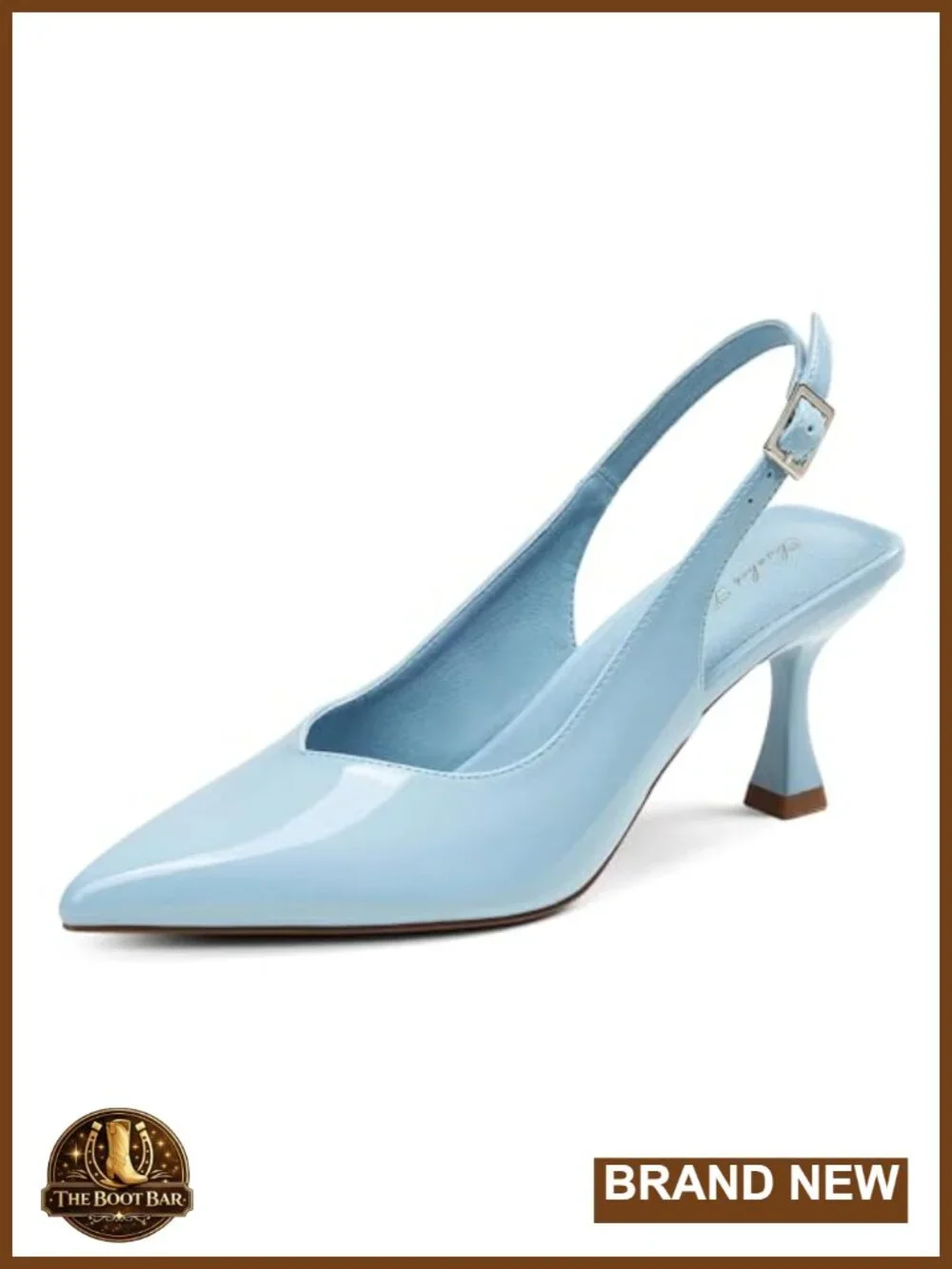 Kitten Heel Slingback Low Pumps 3 Inch Stiletto Pointed Closed Toe Dressy
